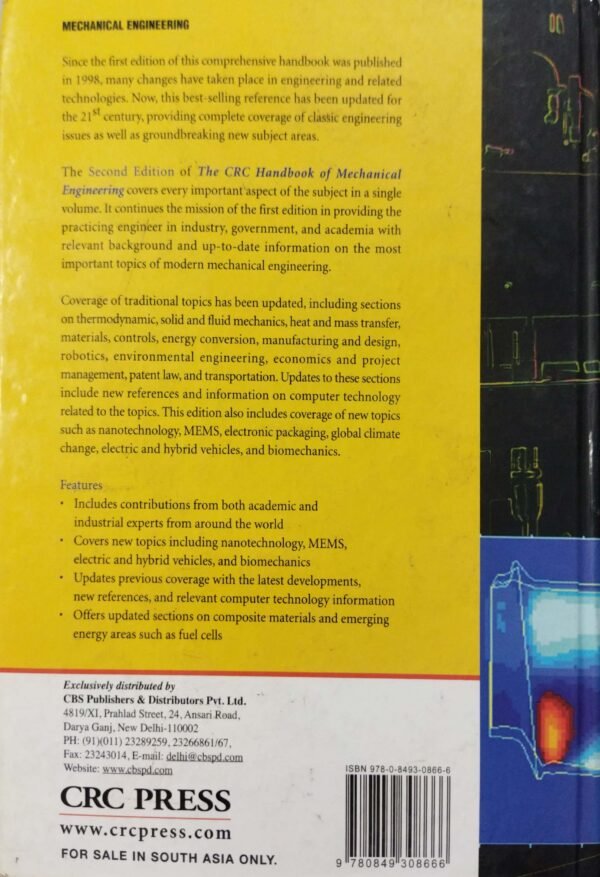 The CRC Handbook of Mechanical Engineering, 2/ed.