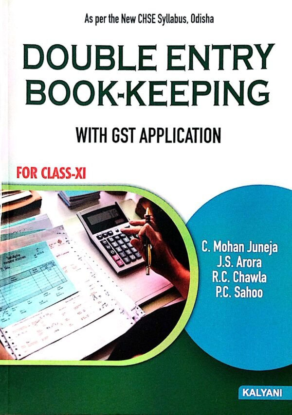 Double-Entry Book-Keeping For Class XI