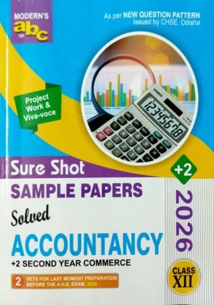 Moderns Abc Of +2 Sure Shot Sample Papers Accountancy Class-XII +2 2nd Yr Commerce 2026