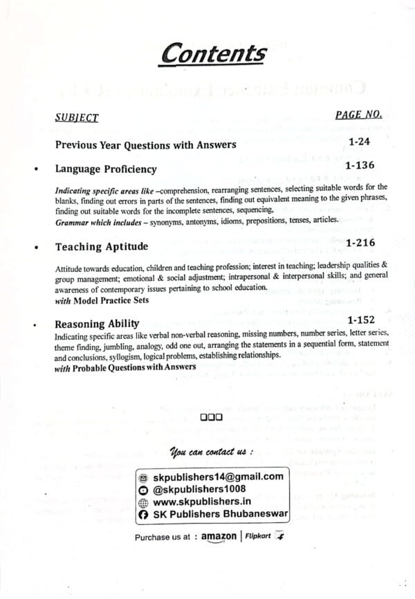 Regional B.Sc. B.Ed. Entrance Test Guide For Science Stream