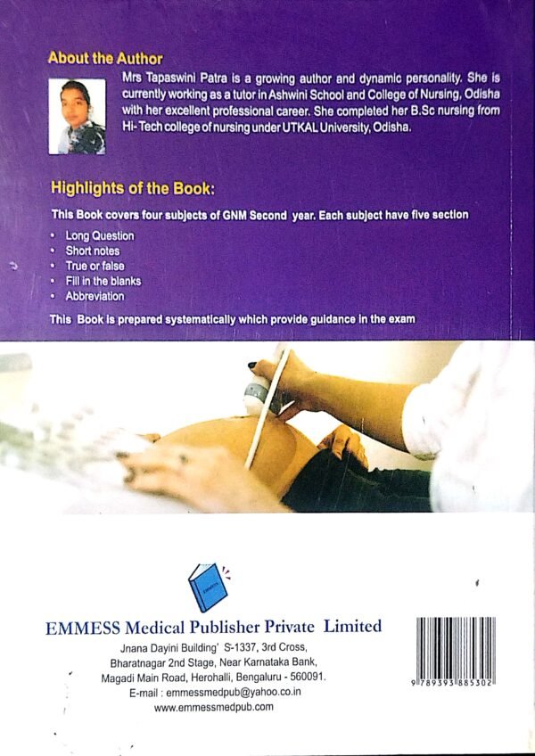 Solved Question Papers For 2nd Yr General Nursing & Midwifery Course As Per ONMEB
