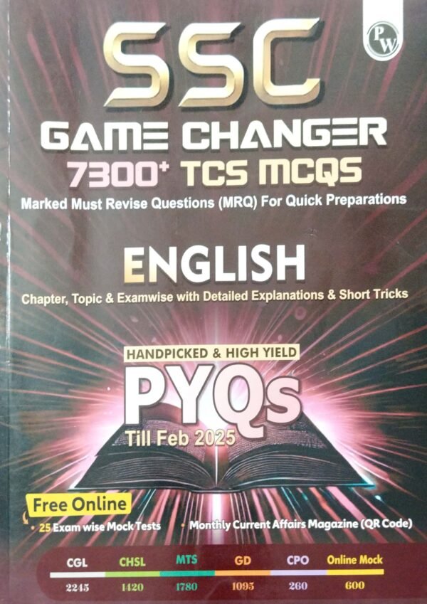 Ssc Game Changer 7300+ Tcs Mcqs English
