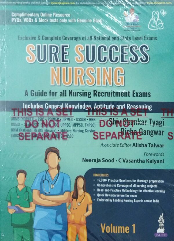 Sure Success Nursing A Guide For All Nursing Recruitment Exams (2-Vol-Set)