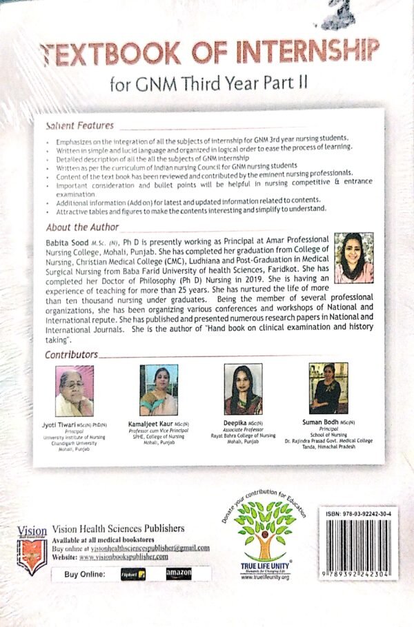 Textbook Of Internship For Gnm Third Year Part-II For Gnm Students2 Textbook Of Internship For Gnm Third Year Part-II For Gnm Students