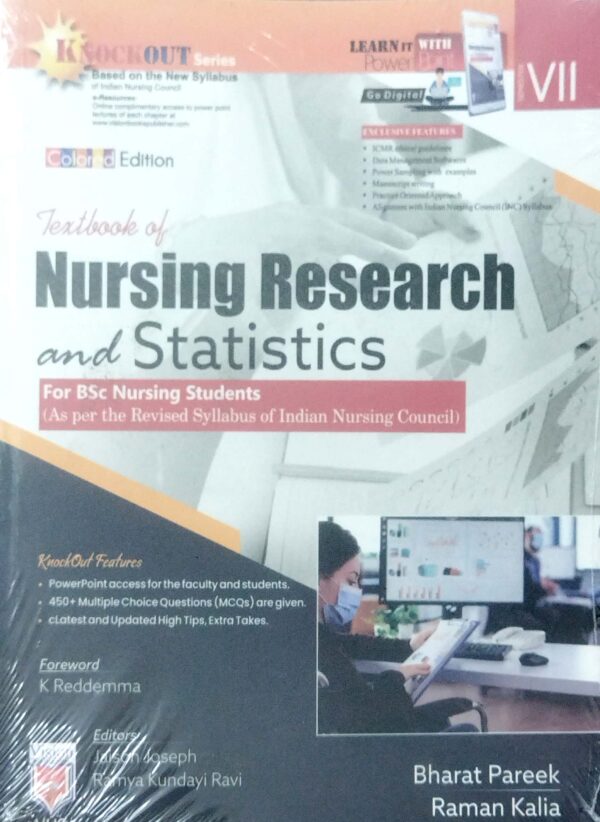 Textbook Of Nursing Research And Statistics For Bsc Nursing Students Sem-VII