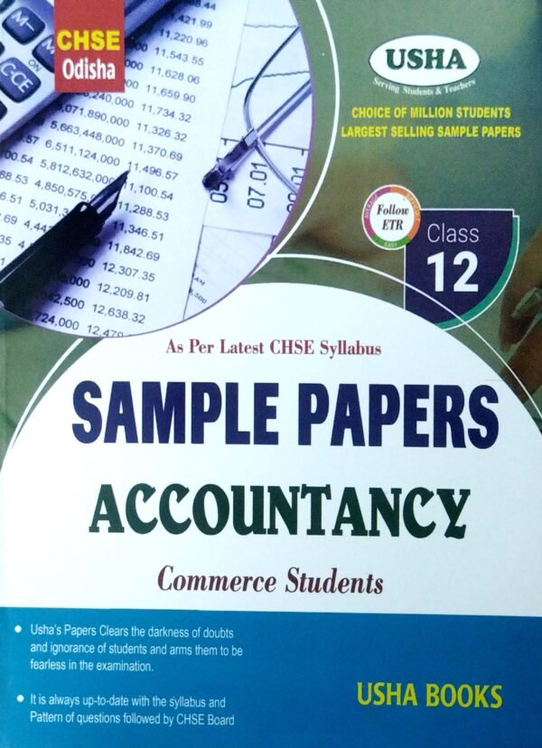 Ushas +2 Sample Papers Accountancy Commerce Students (2nd Year) 2026