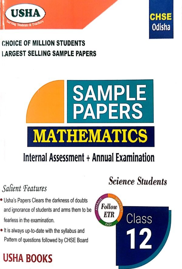 Ushas  +2 Sample Papers Mathematics Science Students 2nd Yr 2026