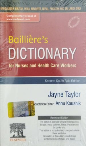 Baillere's Dictionary For Nurses And Health Care Workers 2ed