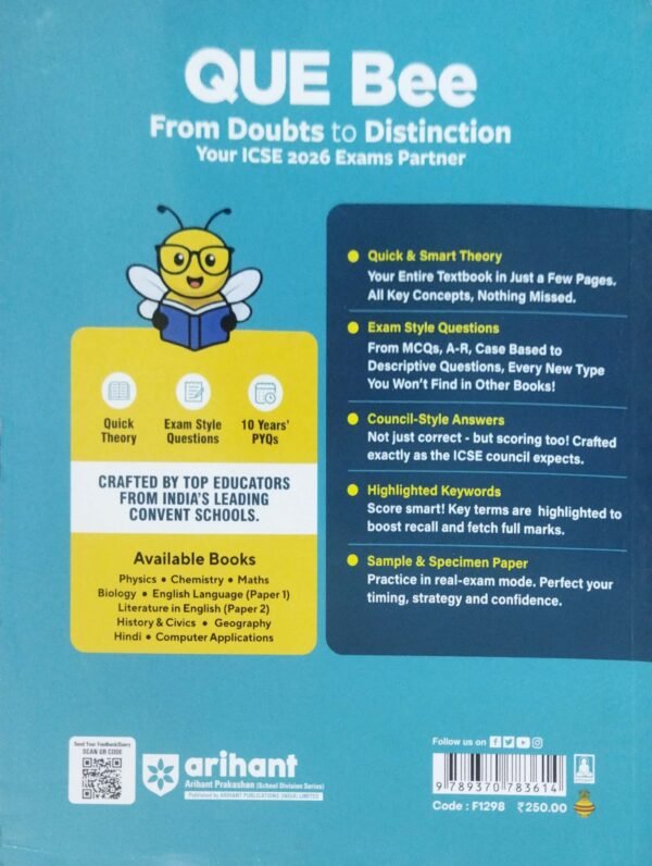 Que Bee Icse Biology Class-102 Que Bee Icse Biology Class-10