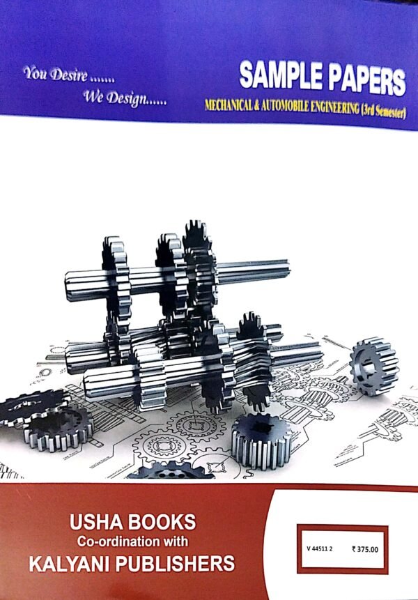 usha's Sample Papers Mechanical & Automobile Engineering 3rd Semester