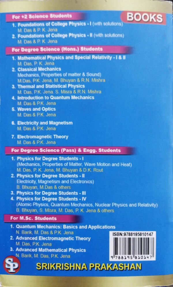 Advanced Mathematical Physics-I