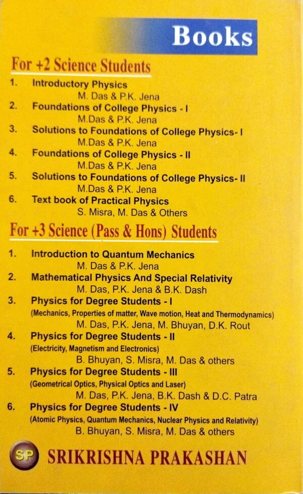Physics For Degree Students-III