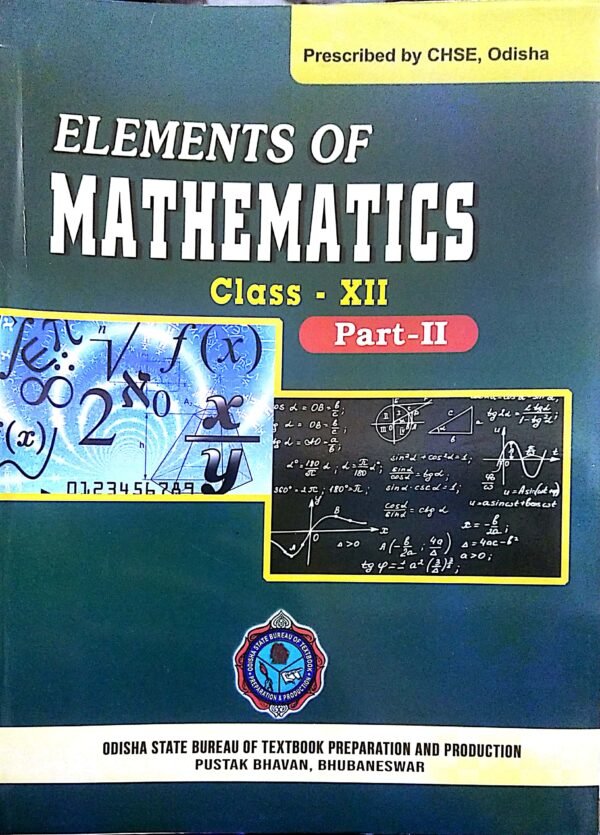 Elements Of Mathematics Class-XII Part-II