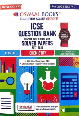 Oswaal Books Icse Question Bank Class-10 Chemistry For 2027 Exam