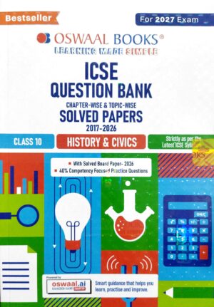 Oswaal Books Icse Question Bank Class-10 History & Civics For 2027 Exam