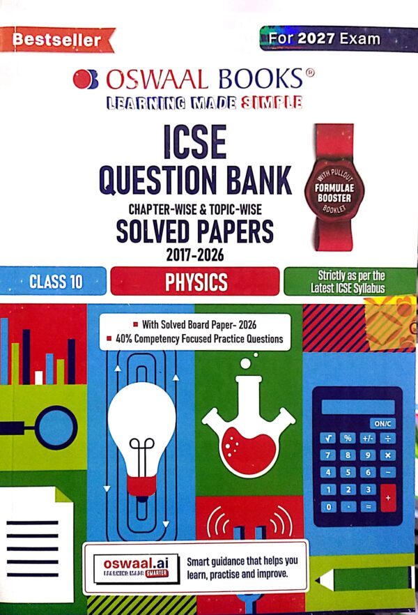 Oswaal Books Icse Question Bank Class-10 Physics For 2027 Exam
