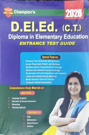 Champions D.EI.Ed. (C.T.) Diploma in Elementary Education 2026