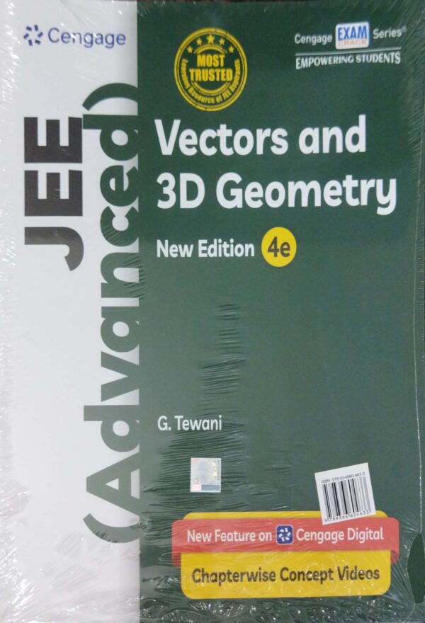 Jee (Advanced) Vectors And 3d Geometry 4ed