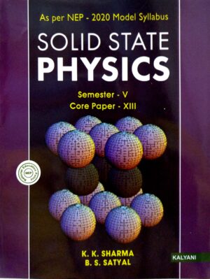 Solid State Physics Sem-V Core Paper-XIII Nep