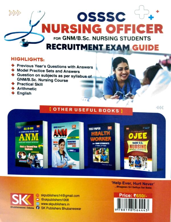 Osssc Nursing Officer For Gnm BSc Nursing Students