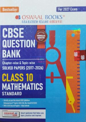 Cbse Question Bank Chapter Wise & Topic Wise Solved Papers Class 10 Mathematics Standard