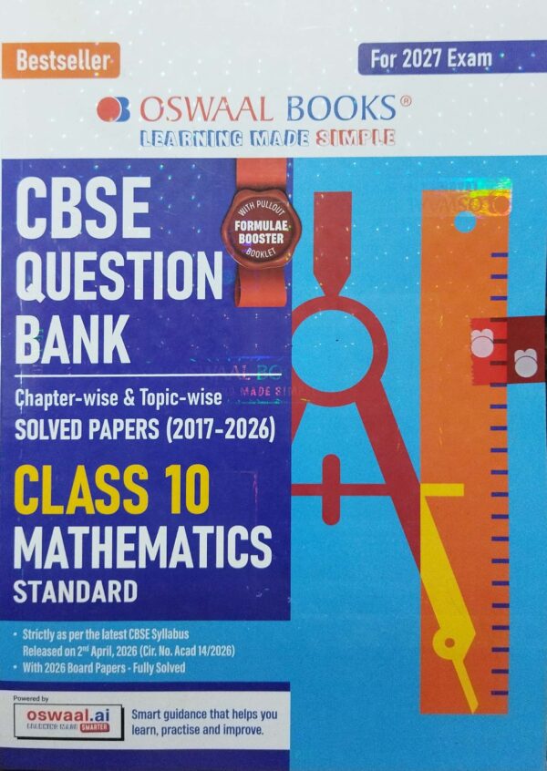 Cbse Question Bank Chapter Wise & Topic Wise Solved Papers Class 10 Mathematics Standard