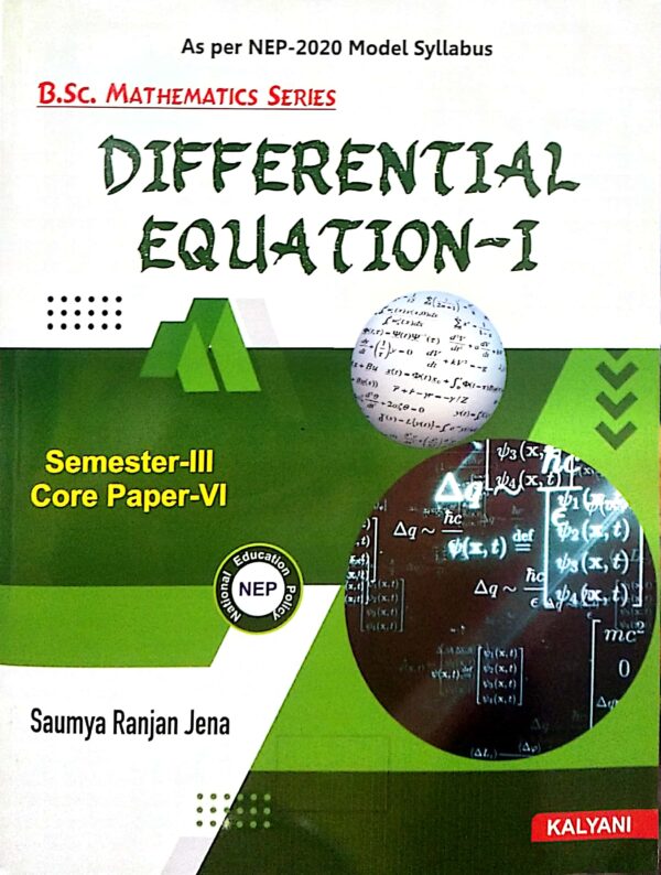 Differential Equation-I Semester-III, Core Paper-VI Nep1 Differential Equation-I Semester-III, Core Paper-VI Nep