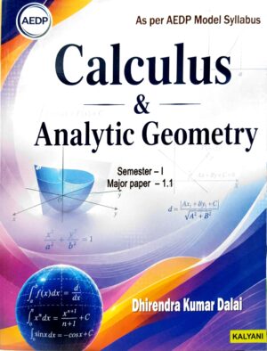Calculus & Analytic Geometry Sem-1 Major Paper-1.1 Aedp