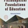 Philosophical Foundations of Education Semester-I Core-I Paper-I NEP