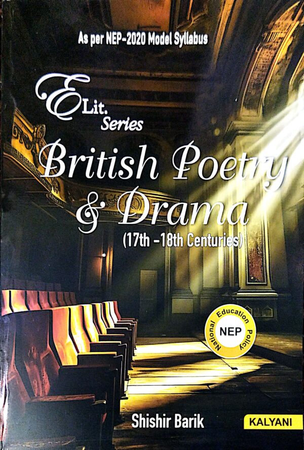 E. Lit Series British Poetry & Drama (17th-18th Centuries) Nep1 E. Lit Series British Poetry & Drama (17th-18th Centuries) Nep