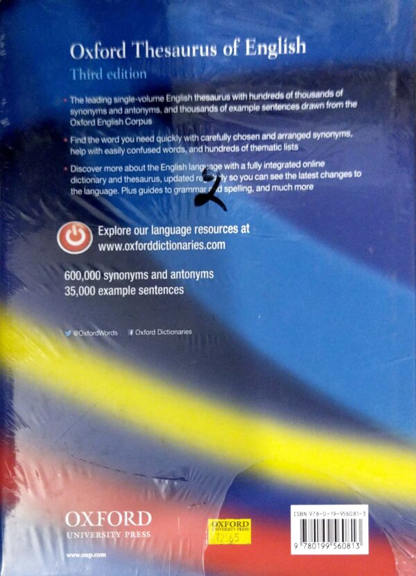 Oxford Thesaurus of English